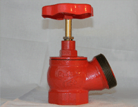 Клапан пожарный КПЧ 50-1 чугунный 125 муфта - цапка
