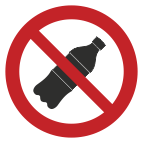 Знак Вход с напитками запрещен