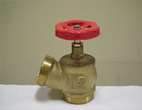 Клапан пожарный КПЛ 50-2 латунный 125 цапка - цапка