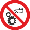 Знак К06 Запрещается смазывать во время работы механизма