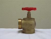 Клапан пожарный КПЛМ 50-1 латунный 90 муфта - цапка