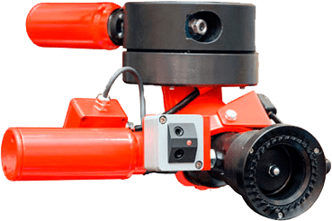 Пожарный мини-робот-ороситель тонкораспыленной воды с расходом 4 л/с
